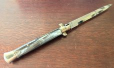 AGA Campolin Picklock Stiletto Switchblade, 2017 Production, Very Nice Horn, New AGA Campolin Picklock Stiletto Switchblade, 2017 Production, Very Nice Horn, New