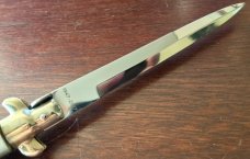 AGA Campolin Picklock Stiletto Switchblade, 2017 Production, Very Nice Horn, New AGA Campolin Picklock Stiletto Switchblade, 2017 Production, Very Nice Horn, New