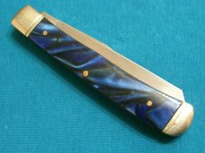 BLUE INDIAN HEAD TRAPPER HUNTING SKINNING SURVIVAL FOLDING POCKET KNIFE KNIVES BLUE INDIAN HEAD TRAPPER HUNTING SKINNING SURVIVAL FOLDING POCKET KNIFE KNIVES