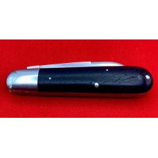 Vintage Early MAHER & GROSH 1-Blade Barehead Jack Folding Pocket Knife - Ebony Scales 