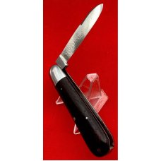 Vintage Early MAHER & GROSH 1-Blade Barehead Jack Folding Pocket Knife - Ebony Scales 