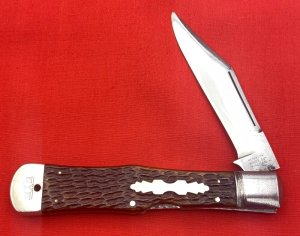 NEW YORK Vintage Rare KNIFE CO 187 Swell Center Lockback Hunting Knife 1882-1931