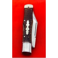 NEW YORK Vintage Rare KNIFE CO 187 Swell Center Lockback Hunting Knife 1882-1931 NEW YORK Vintage Rare KNIFE CO 187 Swell Center Lockback Hunting Knife 1882-1931