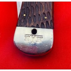NEW YORK Vintage Rare KNIFE CO 187 Swell Center Lockback Hunting Knife 1882-1931 NEW YORK Vintage Rare KNIFE CO 187 Swell Center Lockback Hunting Knife 1882-1931