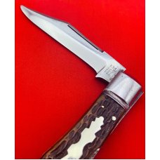 NEW YORK Vintage Rare KNIFE CO 187 Swell Center Lockback Hunting Knife 1882-1931 NEW YORK Vintage Rare KNIFE CO 187 Swell Center Lockback Hunting Knife 1882-1931