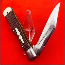 NEW YORK Vintage Rare KNIFE CO 187 Swell Center Lockback Hunting Knife 1882-1931 NEW YORK Vintage Rare KNIFE CO 187 Swell Center Lockback Hunting Knife 1882-1931