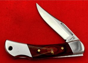 Colonial Prov.,RI Modern Lockback Folder Pocket Knife Salesman’s Sample 3” MINT
