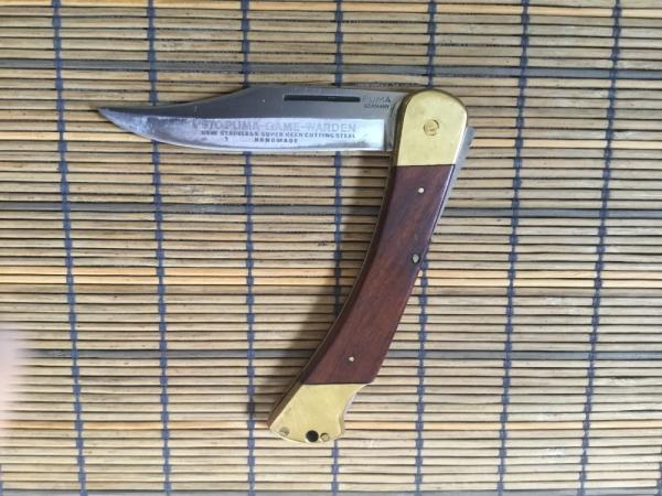 VINTAGE PUMA 970 GAME WARDEN LOCKBACK KNIFE VINTAGE PUMA 970 GAME WARDEN LOCKBACK KNIFE