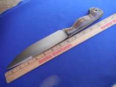 Large Early Large Lon Humphrey Custom Knives, Death Wind Knife 8.5" BLADE. USA Made, Hand Forged Large Early Large Lon Humphrey Custom Knives, Death Wind Knife 8.5" BLADE. USA Made, Hand Forged