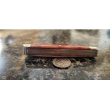 Case XX USA 6225 ½ MINI COKE BOTTLE KNIFE 10 DOT (1980) RED APPALOOSA BONE Case XX USA 6225 ½ MINI COKE BOTTLE KNIFE 10 DOT (1980) RED APPALOOSA BONE