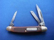 Lot of 3 Schrade Old Timer 720T & 1040T 2 Blade Folding Pocket Knife 1080T 3 Blade Stockman USA MADE