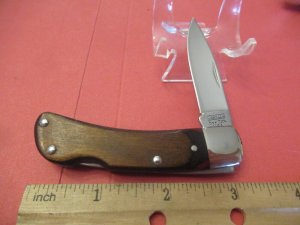 Camillus  Wood Handle Lock Back Folder 
