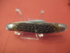 Schrade Razor Blade Stainless Delrin Handle Stockman Pattern # 825 Schrade Razor Blade Stainless Delrin Handle Stockman Pattern # 825