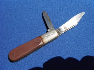Imperial USA Barlow two blade folding pocket knife  (1956-88) Prov RI USA!!!