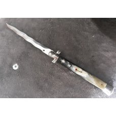 13" Kris w/ Horn Scales Stiletto Italy NOS! 13" Kris w/ Horn Scales Stiletto Italy NOS!