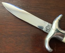 Jeremy Kreis (JTK) Bolster Release Switchblade, Bone Handle, Unused 