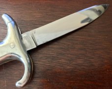 Jeremy Kreis (JTK) Bolster Release Switchblade, Bone Handle, Unused 