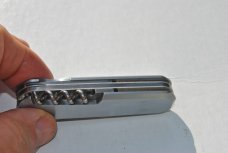 Wenger Swiss Army 7 Function Metal Coffin Traveler 50 Mint Just Handled 90's Knife Wenger Swiss Army 7 Function Metal Coffin Traveler 50 Mint Just Handled 90's Knife