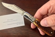 Great Eastern Cutlery Tidioute #151116 TC Barlow, Chestnut Peach Seed Jig Bone Handle, New (GEC 15) Great Eastern Cutlery Tidioute #151116 TC Barlow, Chestnut Peach Seed Jig Bone Handle, New (GEC 15)