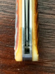 Great Eastern Cutlery Tidioute #151116 TC Barlow, Chestnut Peach Seed Jig Bone Handle, New (GEC 15) Great Eastern Cutlery Tidioute #151116 TC Barlow, Chestnut Peach Seed Jig Bone Handle, New (GEC 15)