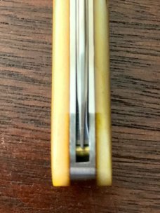 Great Eastern Cutlery Tidioute #152121 TC Barlow, Smooth Autumn Gold Bone Handle, New (GEC 15)