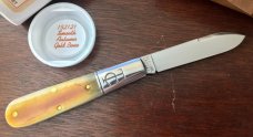 Great Eastern Cutlery Tidioute #152121 TC Barlow, Smooth Autumn Gold Bone Handle, New (GEC 15)