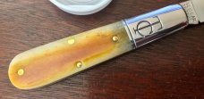Great Eastern Cutlery Tidioute #152121 TC Barlow, Smooth Autumn Gold Bone Handle, New (GEC 15)