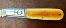 Great Eastern Cutlery Tidioute #152121 TC Barlow, Smooth Autumn Gold Bone Handle, New (GEC 15)