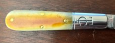 Great Eastern Cutlery Tidioute #152121 TC Barlow, Smooth Autumn Gold Bone Handle, New (GEC 15)