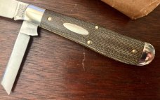 Great Eastern Cutlery Tidioute #922219 Eureka Jack, OD Green Canvas Micarta Handle, New (GEC 92) Great Eastern Cutlery Tidioute #922219 Eureka Jack, OD Green Canvas Micarta Handle, New (GEC 92)