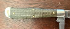 Great Eastern Cutlery Tidioute #922219 Eureka Jack, OD Green Canvas Micarta Handle, New (GEC 92) Great Eastern Cutlery Tidioute #922219 Eureka Jack, OD Green Canvas Micarta Handle, New (GEC 92)