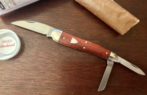 Great Eastern Cutlery Tidioute 380321 English Whittler, Bloodwood Handle, New (GEC 38)