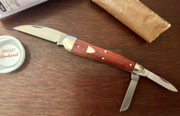 Great Eastern Cutlery Tidioute 380321 English Whittler, Bloodwood Handle, New (GEC 38) Great Eastern Cutlery Tidioute 380321 English Whittler, Bloodwood Handle, New (GEC 38)