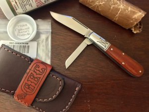 Great Eastern Cutlery Northfield 771218, Barlow, Natural Linen Micarta Handle, (GEC 77), New