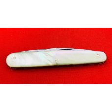 Vintage SOUTHINGTON CUT CO Sleeveboard Shadow Pen Folding Pocket Knife c.1867-1905 MOP