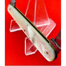 Vintage SOUTHINGTON CUT CO Sleeveboard Shadow Pen Folding Pocket Knife c.1867-1905 MOP
