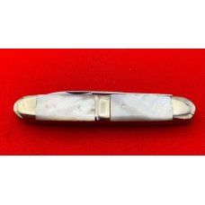 Vintage BOOTH BROS CELEBRATED 3-Blade Stockman Folding Pocket Knife Likely Reproduction NM MOP Vintage BOOTH BROS CELEBRATED 3-Blade Stockman Folding Pocket Knife Likely Reproduction NM MOP