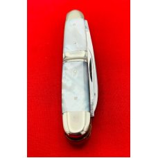 Vintage BOOTH BROS CELEBRATED 3-Blade Stockman Folding Pocket Knife Likely Reproduction NM MOP Vintage BOOTH BROS CELEBRATED 3-Blade Stockman Folding Pocket Knife Likely Reproduction NM MOP