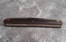 GEC 62 Pocket Carver Red and Black micarta Mint/New with Tube!