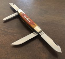 2010 - Great Eastern Cutlery (GEC) Tidioute -  Goldenrod Jigged Bone 610410 Congress Knife