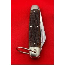 Vintage CATTARAUGUS CUTLERY CO Model No. 42219 4-Blade Camp/Utility Folding Pocket KnifeBone Vintage CATTARAUGUS CUTLERY CO Model No. 42219 4-Blade Camp/Utility Folding Pocket KnifeBone