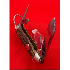 Vintage CATTARAUGUS CUTLERY CO Model No. 42219 4-Blade Camp/Utility Folding Pocket KnifeBone Vintage CATTARAUGUS CUTLERY CO Model No. 42219 4-Blade Camp/Utility Folding Pocket KnifeBone
