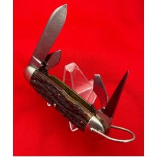 Vintage CATTARAUGUS CUTLERY CO Model No. 42219 4-Blade Camp/Utility Folding Pocket KnifeBone Vintage CATTARAUGUS CUTLERY CO Model No. 42219 4-Blade Camp/Utility Folding Pocket KnifeBone