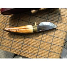 VINTAGE CUSTOM CRAFTED SKINNER KNIFE BY TINY SPENCER OF ALASKA VINTAGE CUSTOM CRAFTED SKINNER KNIFE BY TINY SPENCER OF ALASKA