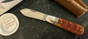 Great Eastern Cutlery Tidioute #252117 Little Jack, Goldenrod Jig Bone Handle, New (GEC 25) 