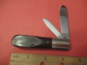 Case XX 1972 Saw Cut  Delrin Handle Barlow Pattern # 62009
