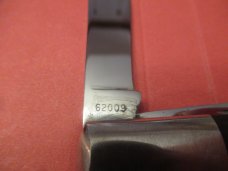 Case XX 1972 Saw Cut Delrin Handle Barlow Pattern # 62009 Case XX 1972 Saw Cut Delrin Handle Barlow Pattern # 62009
