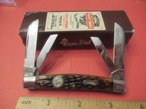 Schatt & Morgan Worm Grooved Brown Bone Congress Made for the NKCA 