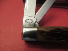 Schatt & Morgan Worm Grooved Brown Bone Congress Made for the NKCA Schatt & Morgan Worm Grooved Brown Bone Congress Made for the NKCA