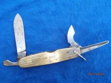 J & C N C Quality Made in USA by Utica Cutlery Embossed Utility knife J & C N C Quality Made in USA by Utica Cutlery Embossed Utility knife